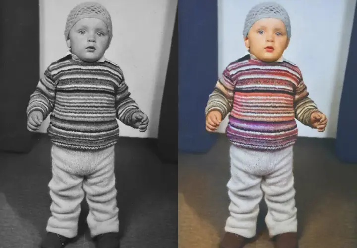 Jak pokolorować czarno-białe zdjęcie? Proste metody AI i Photoshop