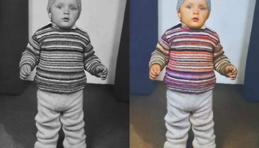 Jak pokolorować czarno-białe zdjęcie? Proste metody AI i Photoshop