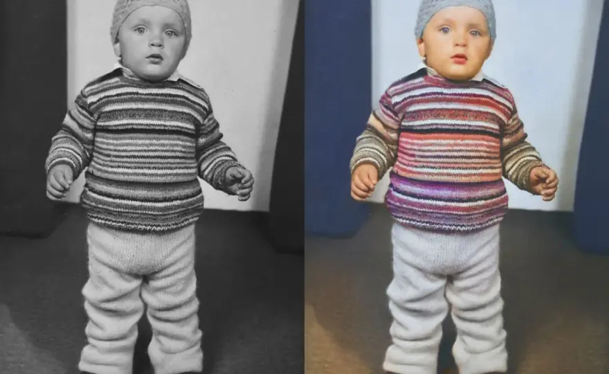 Jak pokolorować czarno-białe zdjęcie? Proste metody AI i Photoshop