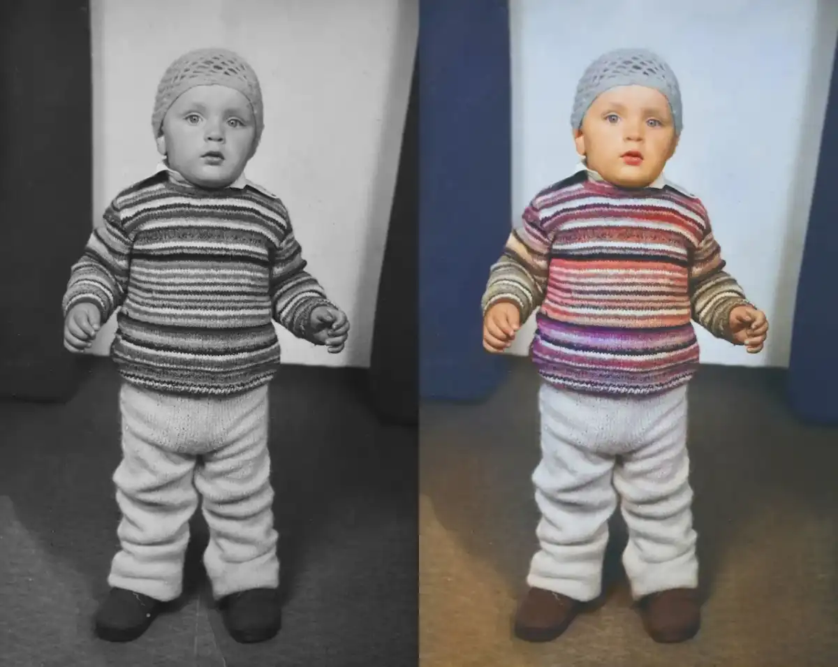 Jak pokolorować czarno-białe zdjęcie? Proste metody AI i Photoshop