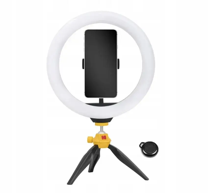 akcesoria do zdjęć smartfonem statyw pilot ring light