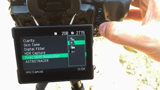 Pentax Pixel Shift Resolution Astrotracer