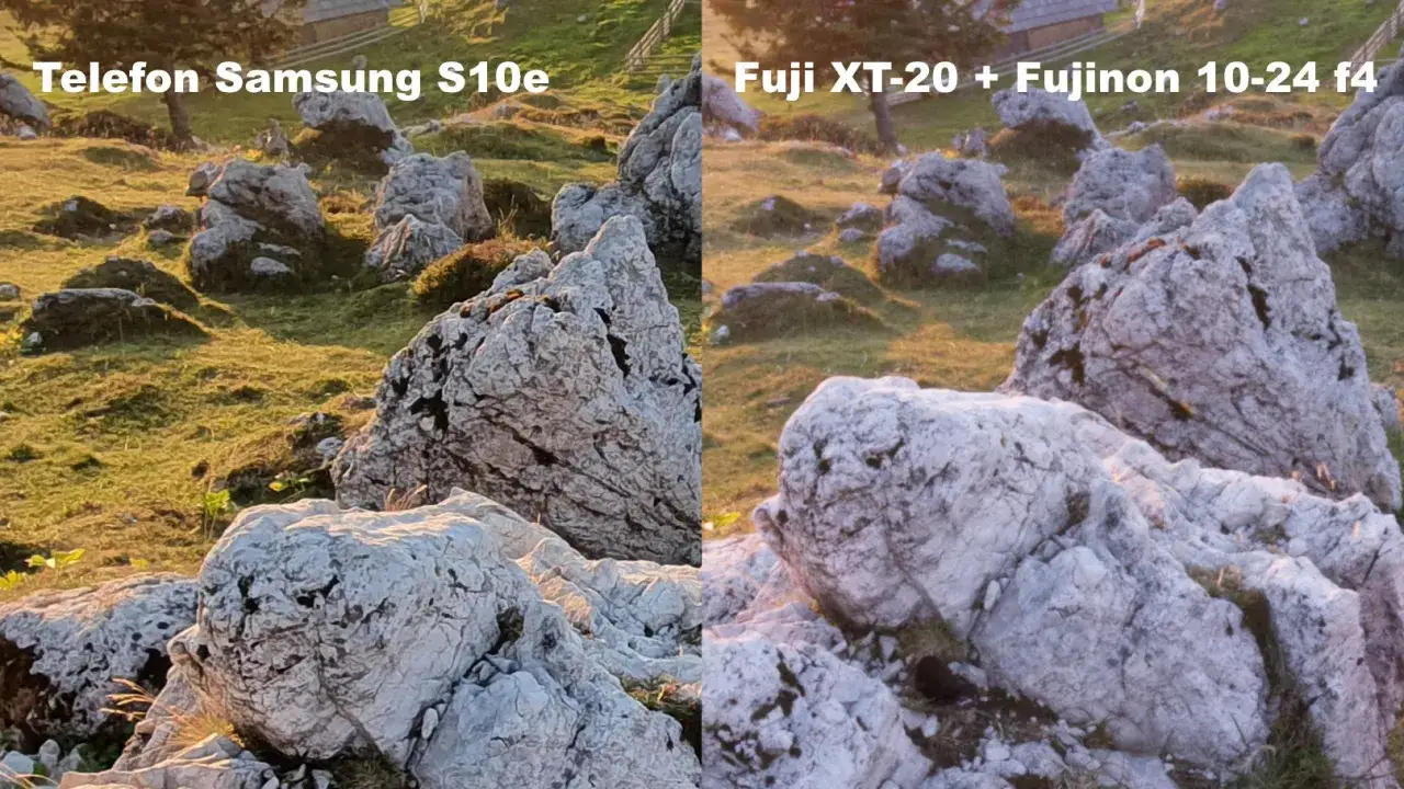 Porównanie zdjęć ze smartfona i aparatu fotograficznego