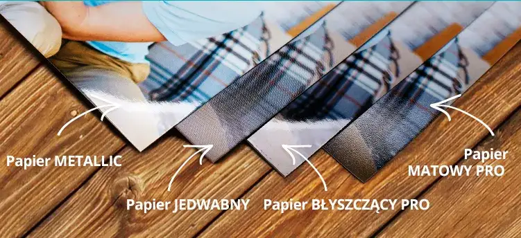 rodzaje papieru fotograficznego mat błysk jedwab
