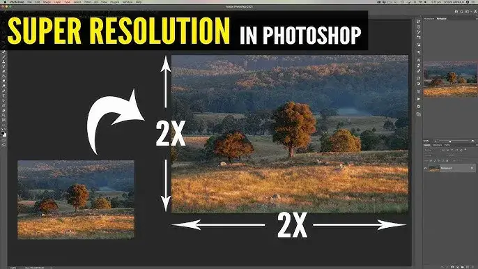Porównanie Super Resolution vs tradycyjne powiększanie Photoshop