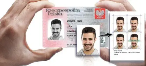 mapa cen zdjęć do dowodu Polska